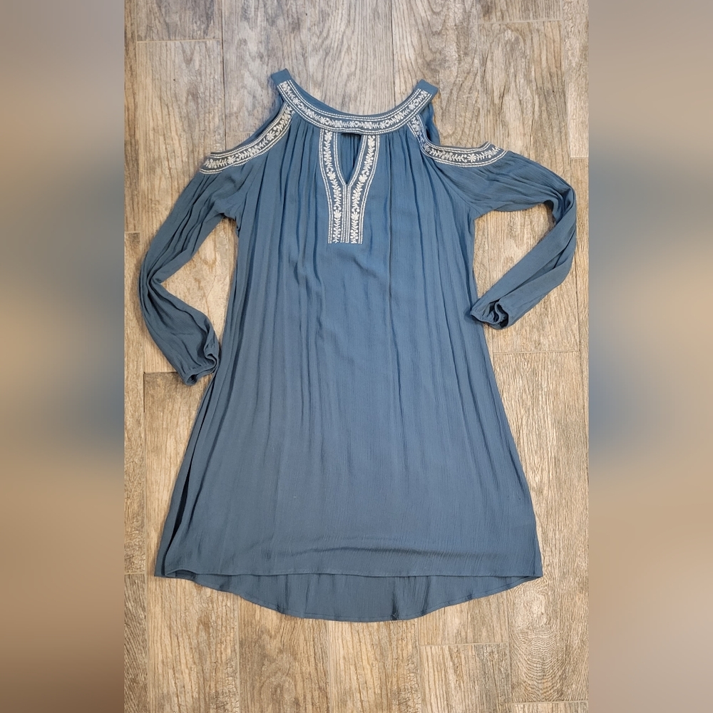 Cold Shoulder Swing Dress